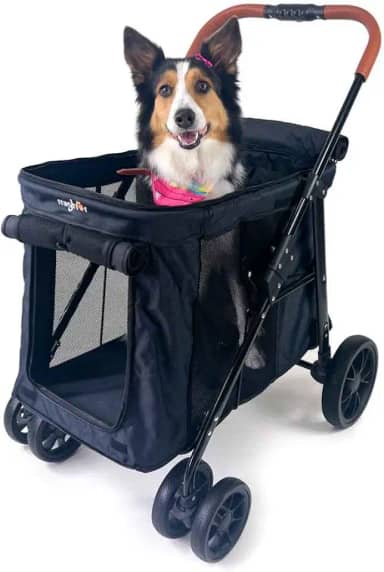 Carrinho de passeio para Pet, animal de estimação, cachorro, cão, gato de grande porte até 30 Kg