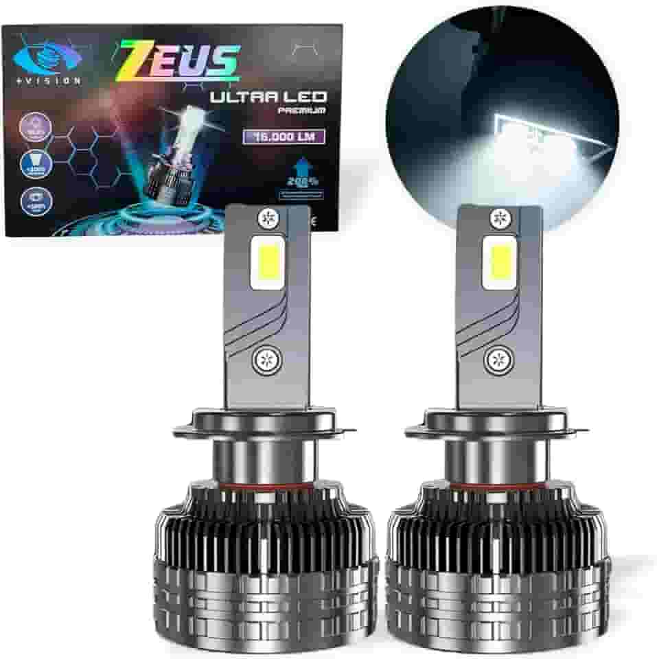 Zeus Kit Lâmpada Ultra Led Premium 16.000 Lm 6000k Canceller (H7)