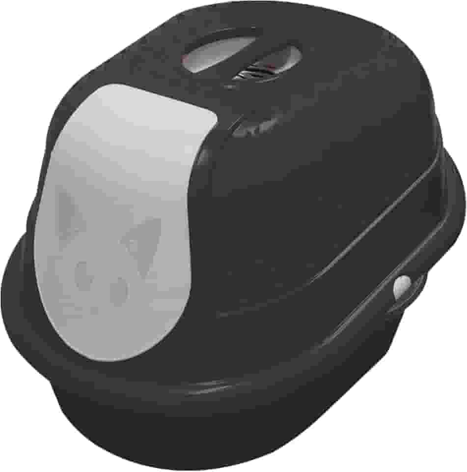 Furacão Pet, Cat Toalete, Sanitário Fechado Para Gatos - Preto