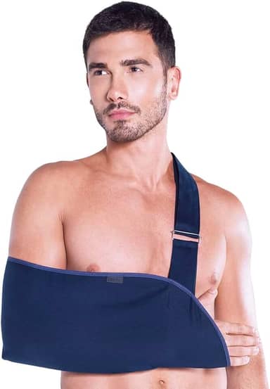 Kestal Tipoia Ortopédica Simples suporte braço ombro punho Azul, Bilateral, M