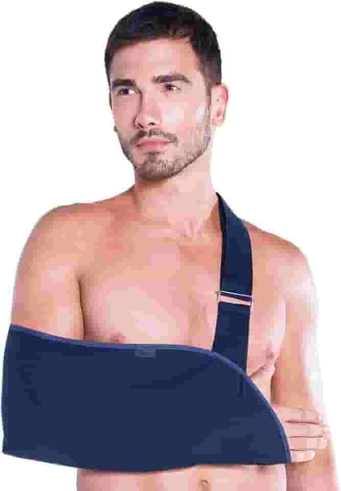 Kestal Tipoia Ortopédica Simples suporte braço ombro punho Azul, Bilateral, M