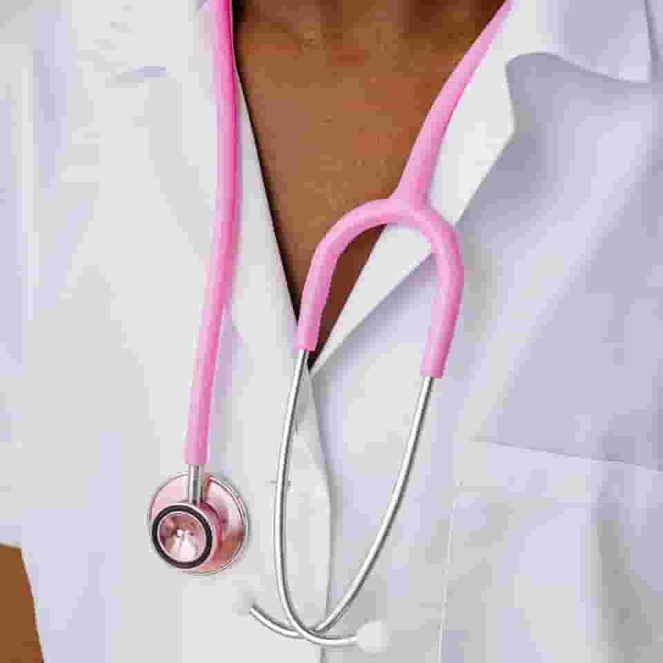 Estetoscópio Bioland Duplo Adulto Infantil Enfermagem Rosa
