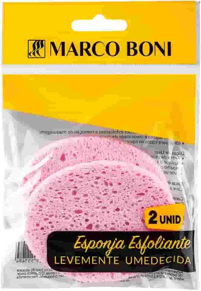 Marco Boni Esponjas Para Limpeza Facial Esfoliante Oval 8461 Bege 2 Unidades