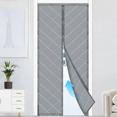 Cortina de Porta com Isolamento Magnético, Serve para Porta de Tamanho 80 X 205 CM