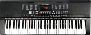 Teclado Musical MXT Profissional com 61 teclas Sensitivas 500 Timbres e Ritmos USB e MIDI