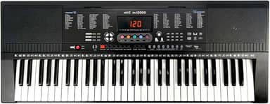 Teclado Musical MXT Profissional com 61 teclas Sensitivas 500 Timbres e Ritmos USB e MIDI