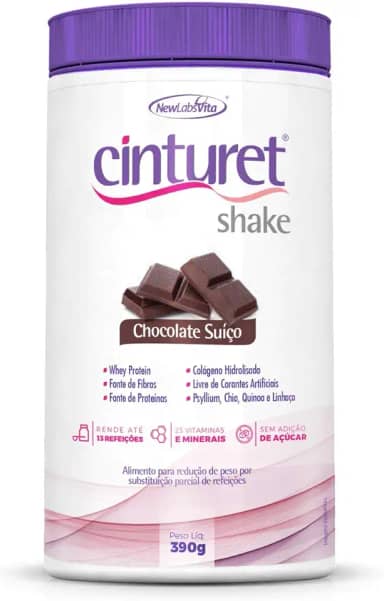 Cinturet Shake, Sabor Chocolate, New Labs Vita, 390g