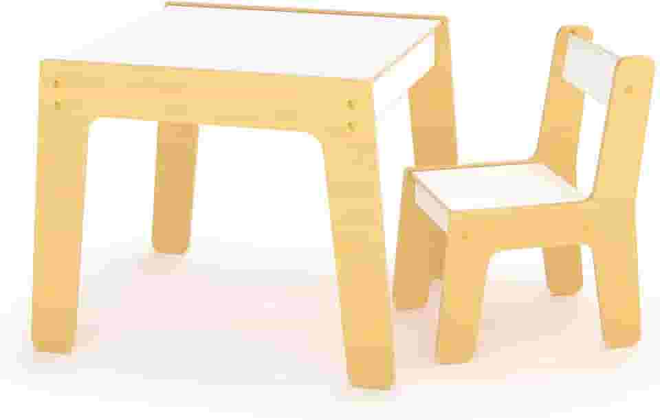 Conjunto Mesa + Cadeira Infantil Montessori - Junges