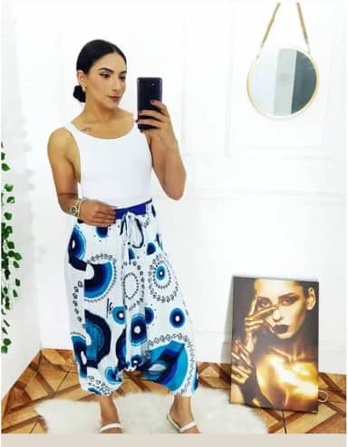 Calça Tay Yoga e Meditação de Algodão