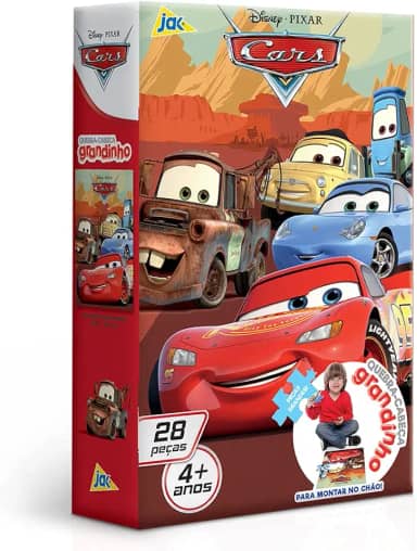 Toyster - Quebra Cabeça: Carros - 28 peças - Disney - JAK
