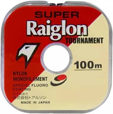 Linha Pesca Monofilamento Super Raiglon 0.20mm 10.9lb 4,9k 100m Branca