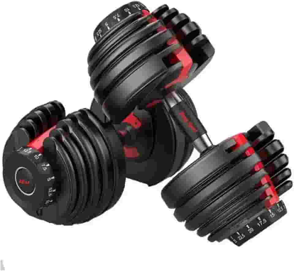 Halteres Ajustáveis Dumbell até 24kg Peso Livre Fitness Musculação Em Casa