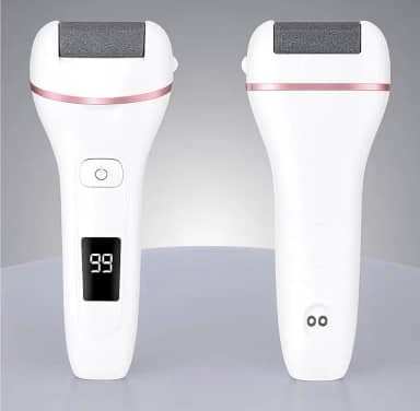 Lixador de Pés Elétrico Sem Fio – Pedicuro Portátil Premium Recarregável para Remover Calos e Pele Ressecada