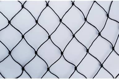 Kit Completo Rede Tela De Proteção Para Sacadas Janelas Gatos Crianças a partir de 2m²(2,00x1,00,Preta)