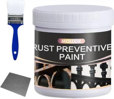 Conversor de ferrugem 2 em 1 e primer de metal, tinta inibidora de ferrugem para metal, reformador e vedação de ferrugem ultra automotiva, revestimento preventivo de ferrugem de longa duração