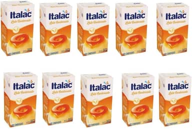Kit com 10 Unidades Leite Condensado SEMI-DESNATADO Italac 395g