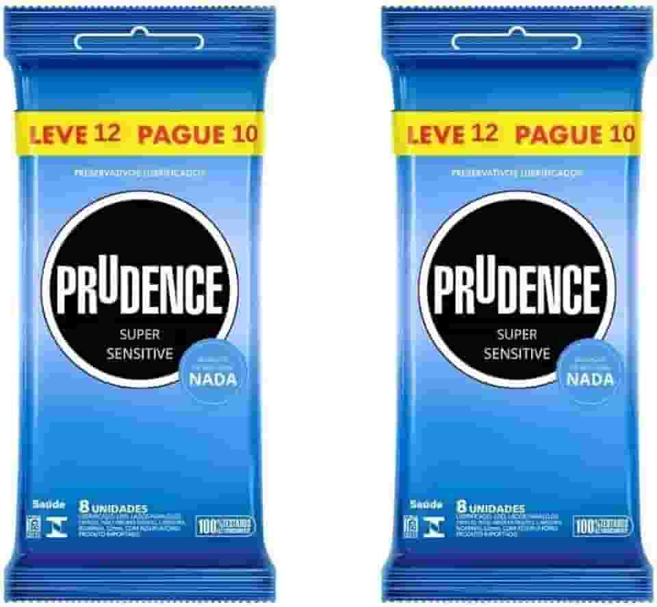 Preservativos Prudence Extra Fina Sensação De Não Usar Nada 24 Camisinhas