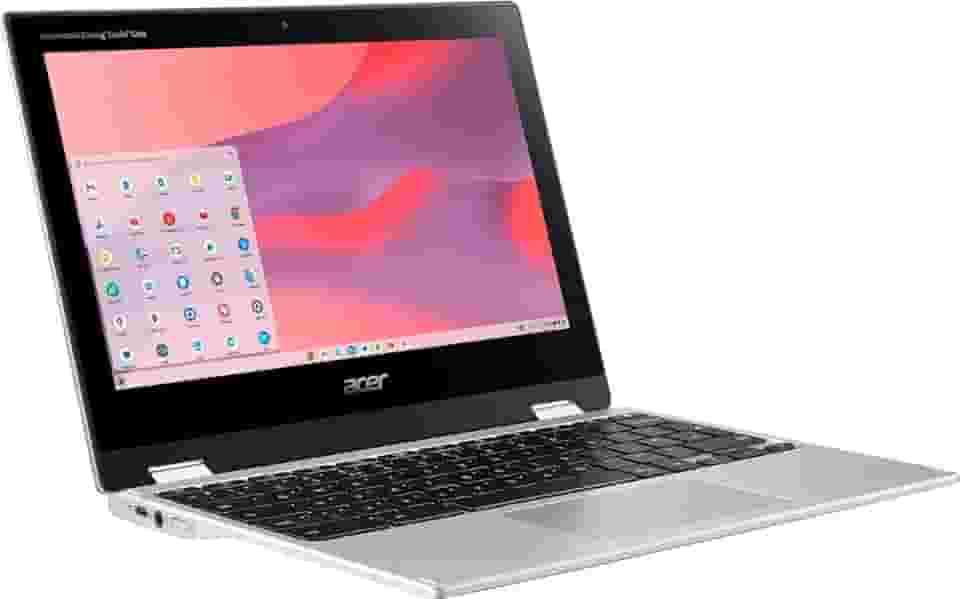 Acer - Chromebook Spin 311| Laptop de tela sensível ao toque 2 em 1 de 11,6 polegadas | MediaTek Kompanio 500 MT8183C | 4 GB LPDDR4X | 64 GB eMMC (prata pura) (CP311-3H-K5WQ)