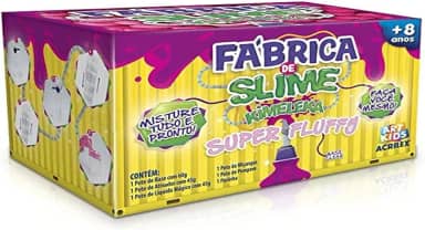 Fábrica de Slime Kimeleka Super Fluffy