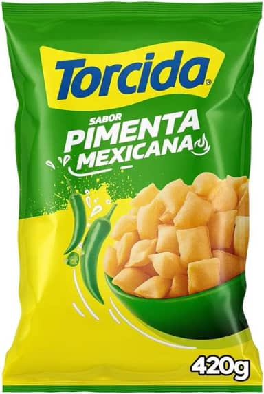Salgadinho de Trigo Pimenta Mexicana Torcida Pacote 420g