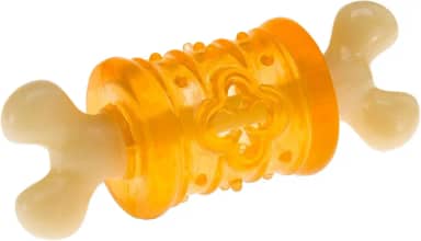 Ferplast PA 6390, Brinquedo Osso Porta Petisco para Cães, Sortido, Borracha Termoplástica e Nylon Ferplast para Cães, P, variado