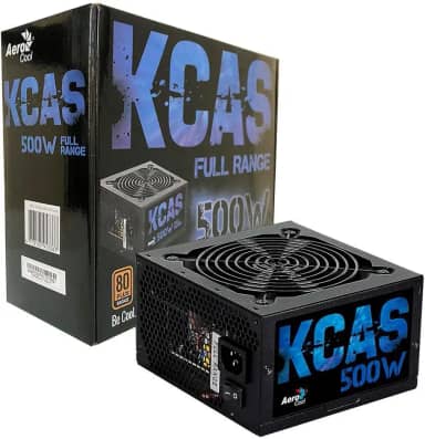 Fonte Atx Kcas 500W 80 Plus Bronze Pfc Ativo Aerocool