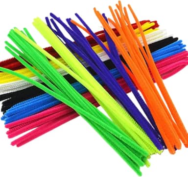 Paes & Almeida - Hastes de Chenille Coloridas 30cm - 25 Unidades - Limpador de Cachimbo