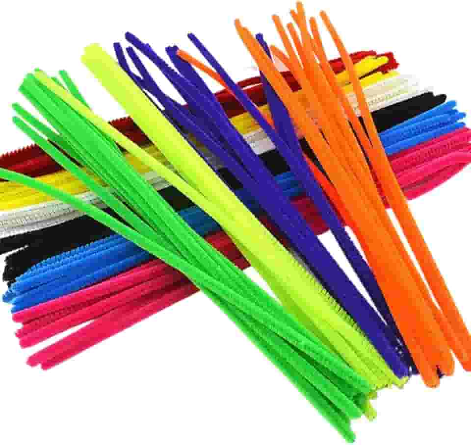 Paes & Almeida - Hastes de Chenille Coloridas 30cm - 25 Unidades - Limpador de Cachimbo