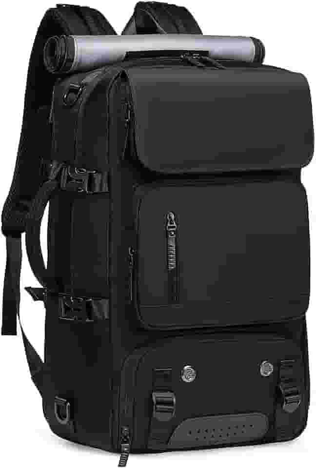 Mochila Reforçada com Compartimentos para Notebook e Tablet – Resistente à Água, USB, Engate de Mala – Masculina e Feminina para Viagem, Trabalho e Dia a Dia