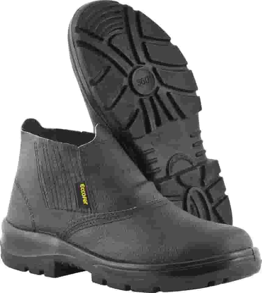 Botina Com Solado Em Poliuretano Monodensidade, Com Elástico, Sem Biqueira, Nº 37, Ben 0370