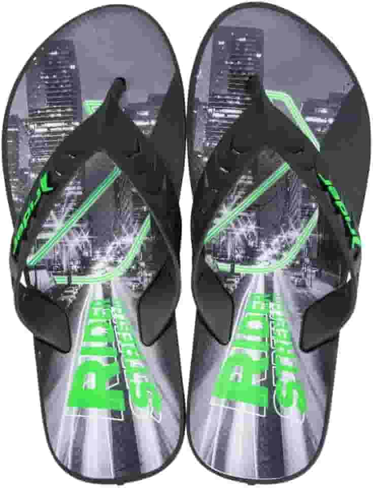 Chinelo Masculino Rider Street City Preto/Verde 40
