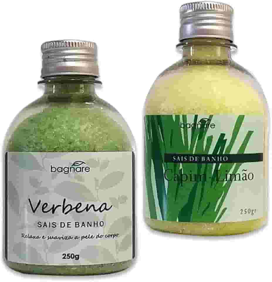 Sais De Banho Para Banheira Relaxante Capim Limão E Verbena
