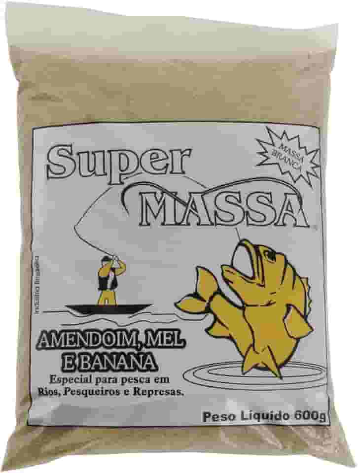 Kit 2 Massa De Pesca Isca Em Pó Sabor A. Banana e Mel 500g