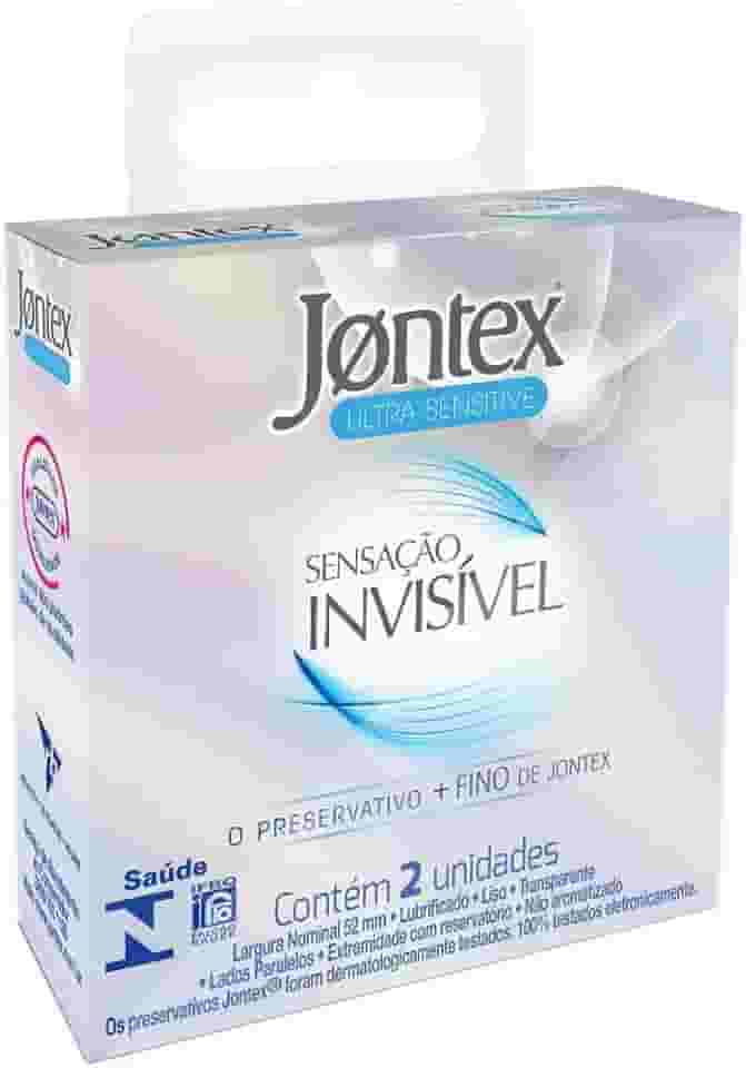Preservativo Camisinha Jontex Sensação Invisível - 2 unidades, Jontex