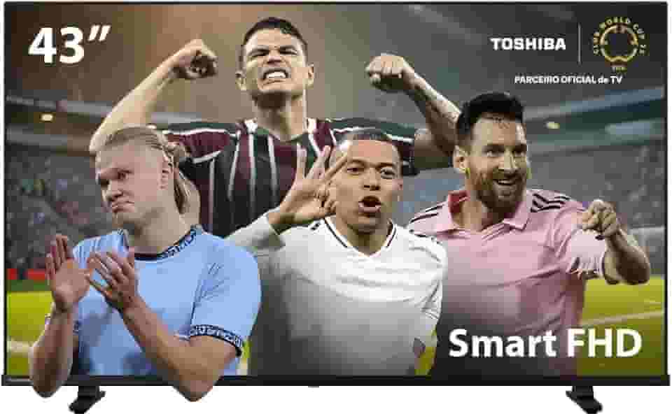 Smart TV 43' Toshiba Dled Full HD 43v35ms Vidaa - TB021M