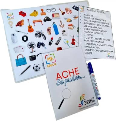 Ache se Puder - Jogo Idosos e Adultos Estimulação Visual e Memória Alzheimer