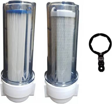 EMATE Filtro Para Caixa D'água - 2 Unidades - Carvão Ativado - Remove Impurezas e Bacterias da Água