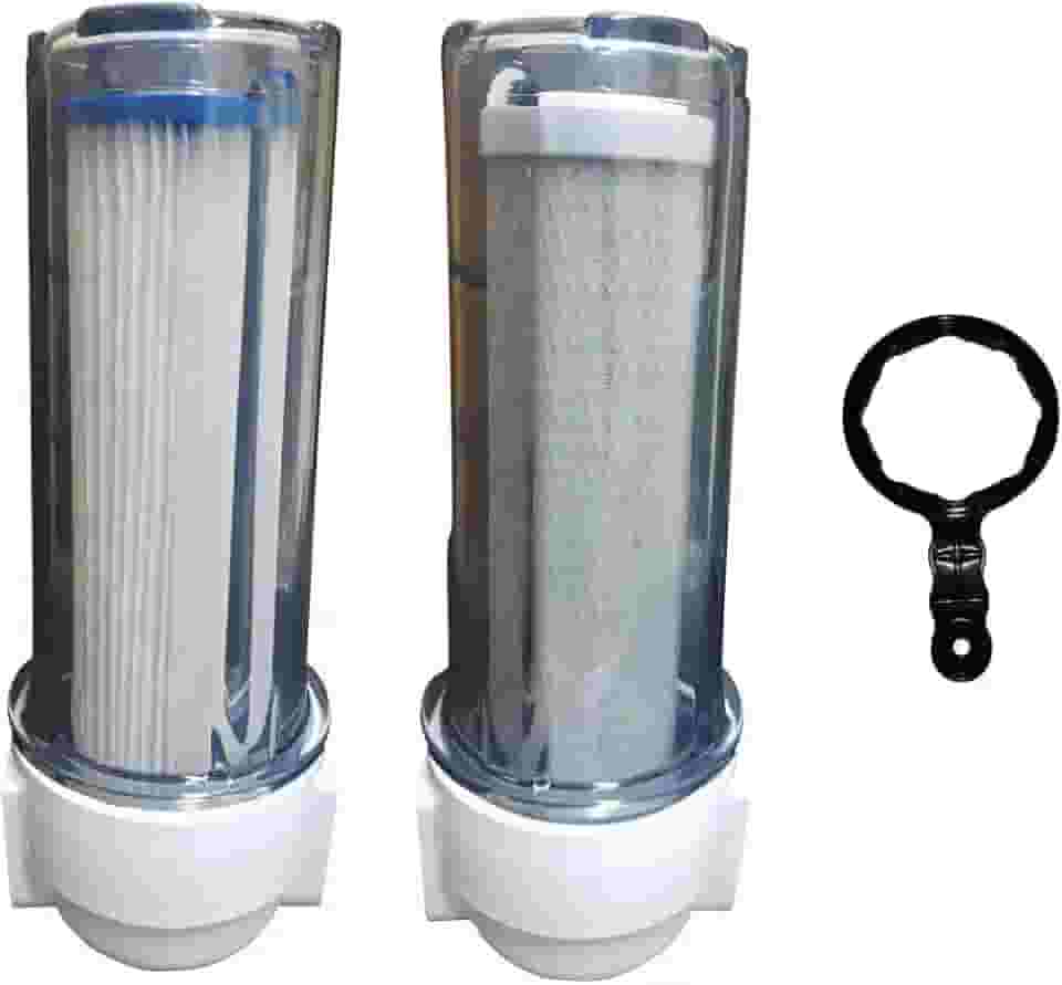 EMATE Filtro Para Caixa D'água - 2 Unidades - Carvão Ativado - Remove Impurezas e Bacterias da Água