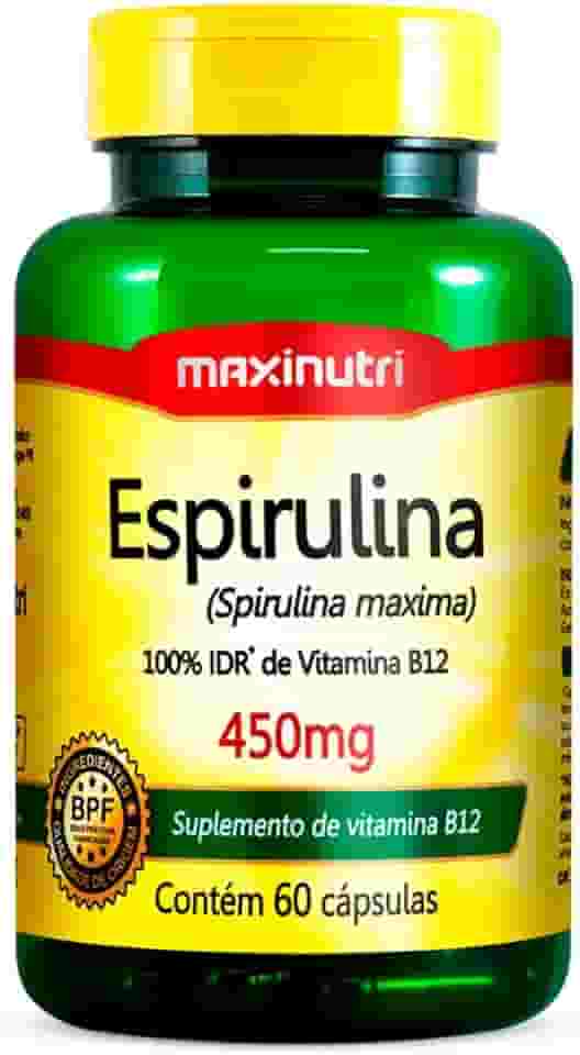 ESPIRULINA 450MG 60CPS MAXINUTRI