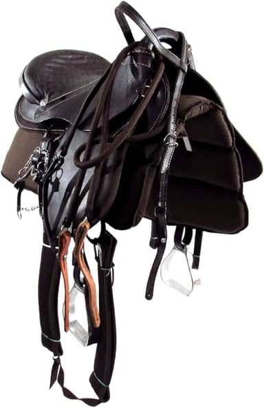 Sela Australiana De Arco Marrom Inox Luxo 16 Polegadas + Acessórios