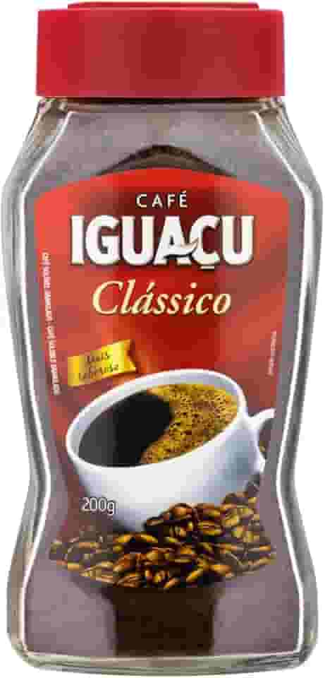 Café Solúvel Granulado Clássico Iguaçu Vidro 200g