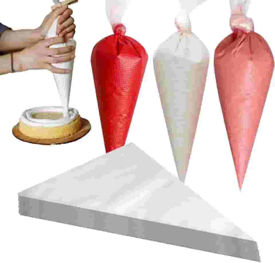 Genérico Manga de Confeitar Transparente 36cm 100 Unidades