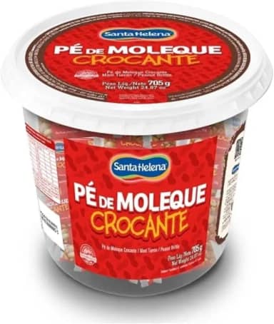 Pote Pé De Moleque Crocante 705g Santa Helena