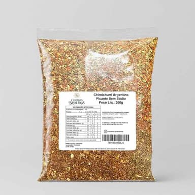 Tempero chimichurri argentino picante (200g)