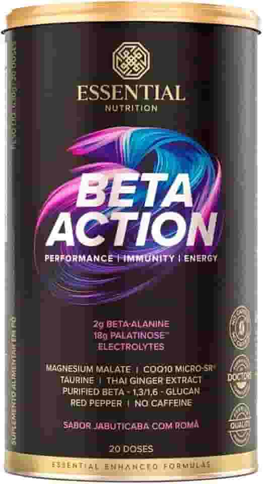 Beta Action Essential Nutrition - Jabuticaba com Romã - 630g - Pre Treino sem cafeína