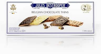 Jules Destrooper Biscoito Chocolate Thins 100G