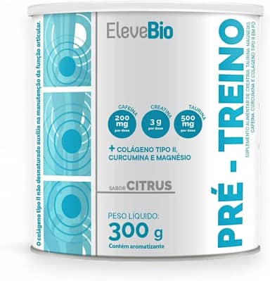 Pré-Treino 6 Em 1 EleveBio com 3g de Creatina | 300g