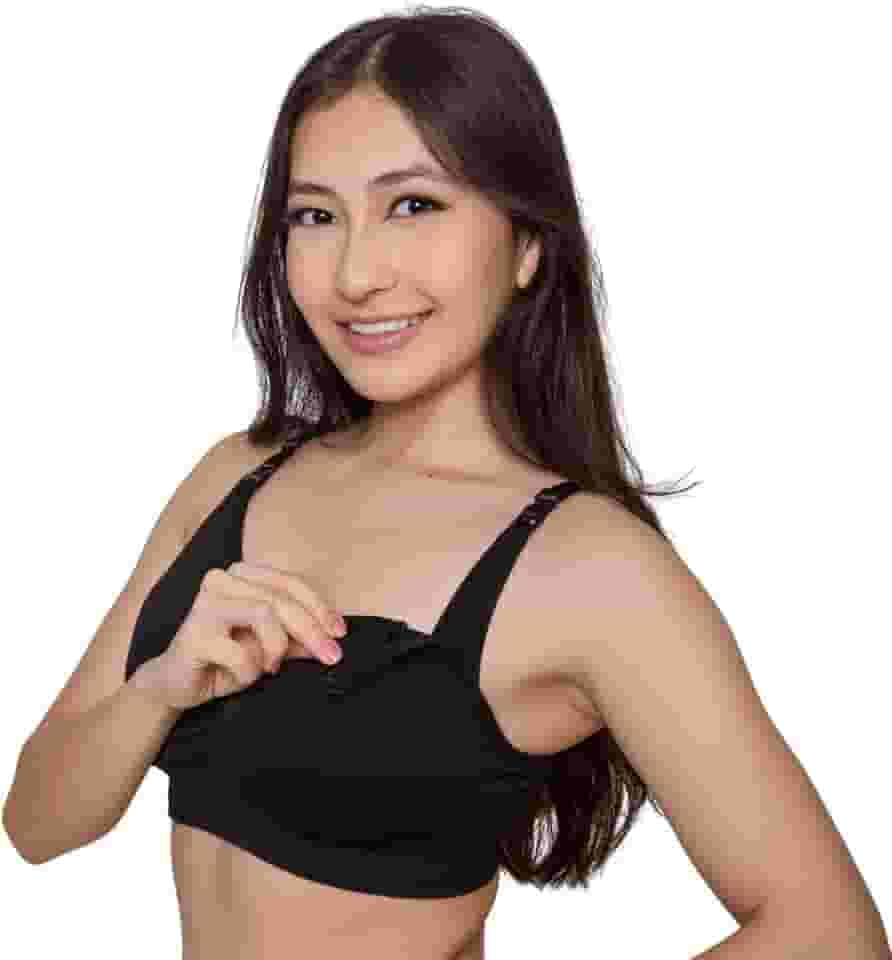 Sutiã Amamentação Impllus C/Bojo S/Costura Gestante Confort