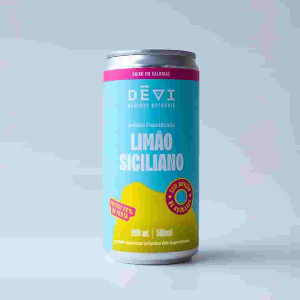 Refrigerante Natural DÊVI - Limão Siciliano 269 mL