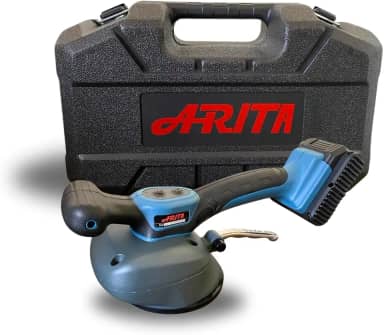 Maquina Vibratória Elétrica De Assentar Pisos Porcelanatos Azulejos Cerâmicas C/Maleta Premium 2 Baterias 16V 6 Níveis de Vibração, Ventosa de Alta Sucção